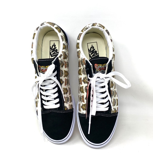 VANS Old Skool Low Top Jaguar Black Men’s Canvas Suede Sneakers Size VN0A5JMIBLK - Picture 5 of 12